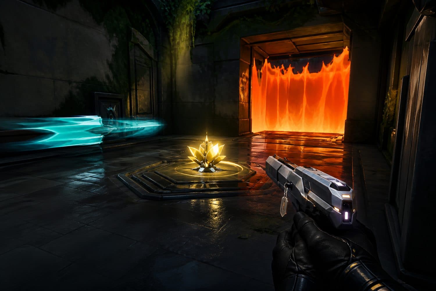 Tactical shooter highlight thumbnail with abilities and a planted objective